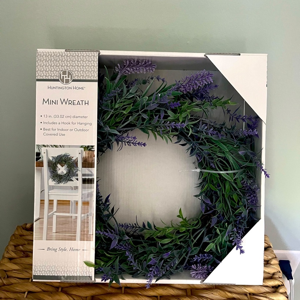 New! Lavender Wreath - ships promptly from PA